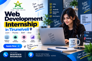Web Development Internship in Tirunelveli - V4 CODE