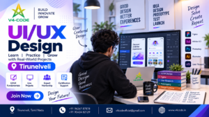 UI/UX Design Internship in Tirunelveli | V4 CODE UI/UX Design Internship in Tirunelveli | V4 CODE