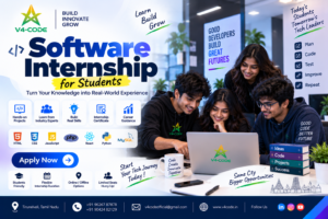 Software Internship for Students in Tirunelveli - V4 CODE Software Internship for Students in Tirunelveli - V4 CODE