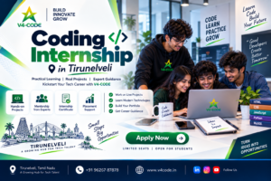 Coding Internship in Tirunelveli - V4 CODE