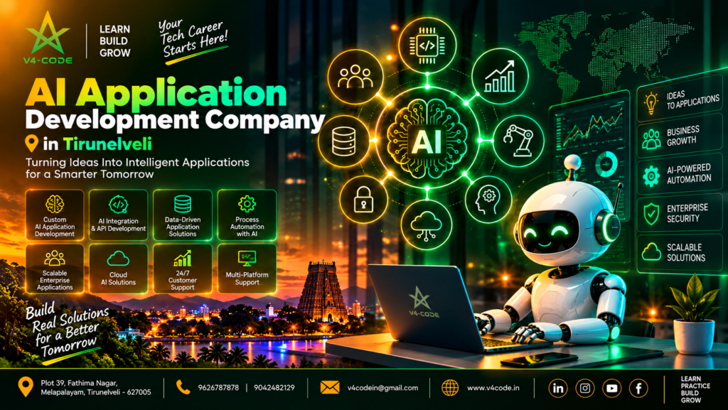 AI Application Development Company in Tirunelveli | V4 CODE