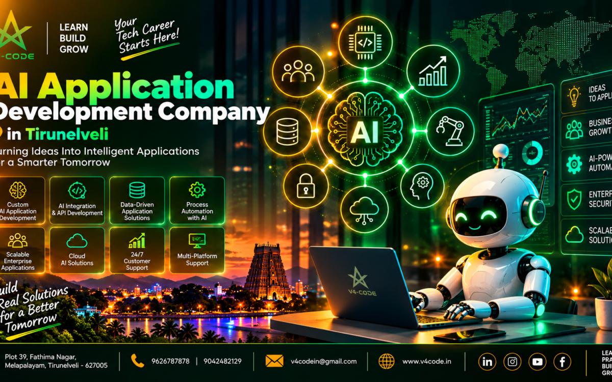 AI Application Development Company in Tirunelveli | V4 CODE