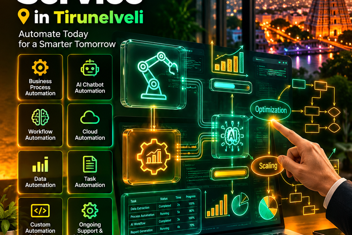 AI Automation Service in Tirunelveli | AI Business Automation | V4 CODE