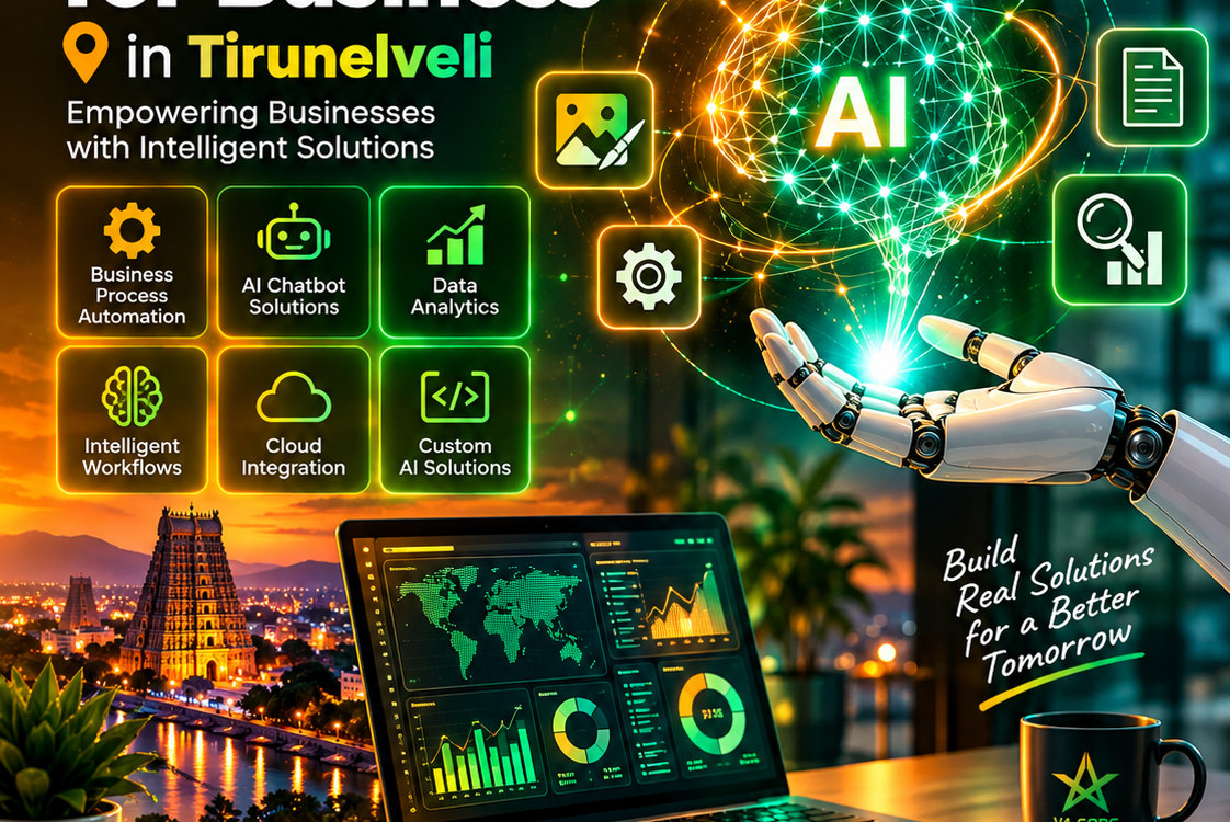 AI Solution for Business in Tirunelveli | AI Automation Services | V4 CODE