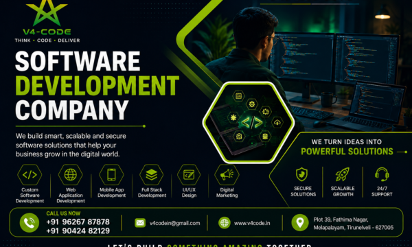 Software Development Company | Custom Software Solutions | V4 CODE