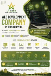 Web Development Company in Tirunelveli | V4 CODE Web Development Company in Tirunelveli | V4 CODE