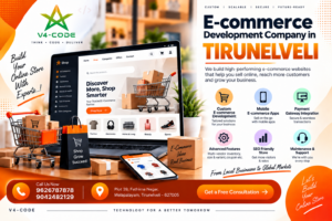 E-commerce Development Company in Tirunelveli | V4 CODE