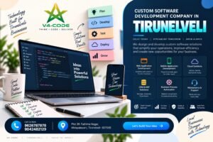 Custom Software Development Company in Tirunelveli | V4 CODE