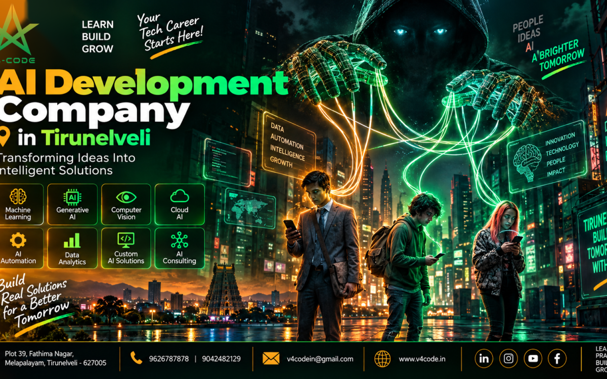 AI Development Company in Tirunelveli | AI Solutions & Services | V4 CODE